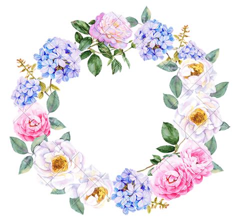 free watercolor flower clipart|watercolor floral wreath clip art.